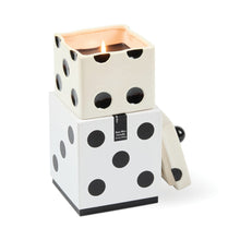 Load image into Gallery viewer, Paddywax Lucky Dice Ceramic - "Lava Stone" Black