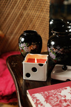 Load image into Gallery viewer, Paddywax Lucky Dice Ceramic - "Tobacco & Patchouli" Red