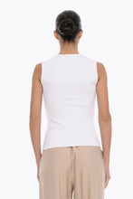 Load image into Gallery viewer, Afterring Sleeveless Top (White)