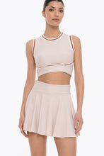Load image into Gallery viewer, Toneline Crop Top (Ecru)