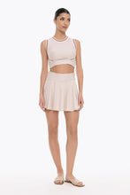 Load image into Gallery viewer, Toneline Crop Top (Ecru)
