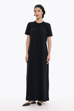 Load image into Gallery viewer, Connect Me Neck Gathering Dress (Black)