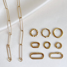 Load image into Gallery viewer, Base Big Oval Necklace (55 cm)