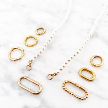 Load image into Gallery viewer, Base Glass Pearls Long Necklace