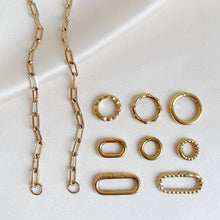 Load image into Gallery viewer, Base Medium Oval Necklace (38 cm)