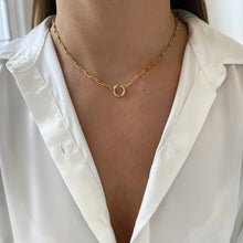 Load image into Gallery viewer, Base Medium Oval Necklace (38 cm)