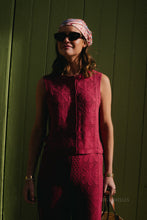Load image into Gallery viewer, Silvy Crochet Top (Mauve wood)