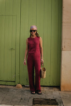 Load image into Gallery viewer, Silvy Crochet Top (Mauve wood)