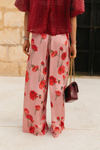 Load image into Gallery viewer, Avril Wide Leg Trousers (Pink/Red)