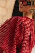 Load image into Gallery viewer, Charlotte Blouse (Burgundy)