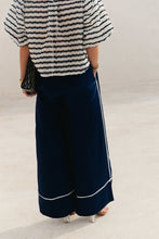 Load image into Gallery viewer, Avril Wide Leg Trousers (Navy)