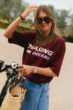 Load image into Gallery viewer, Chasing Dreams T-shirt (Burgundy)