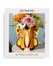 Load image into Gallery viewer, Butterfly Mini Paper Flower Vase