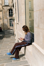 Load image into Gallery viewer, Blake Jumper (Chocolate/Light Blue)