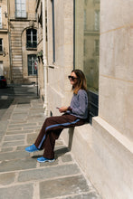 Load image into Gallery viewer, Blake Jumper (Chocolate/Light Blue)