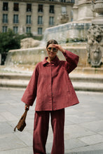 Load image into Gallery viewer, Norma Wide Velvet Pants (Brick)