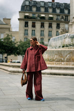 Load image into Gallery viewer, Norma Wide Velvet Pants (Brick)