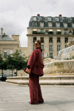 Load image into Gallery viewer, Norma Wide Velvet Pants (Brick)