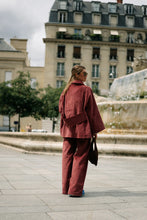 Load image into Gallery viewer, Norma Wide Velvet Pants (Brick)