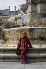 Load image into Gallery viewer, Norma Wide Velvet Pants (Brick)