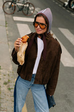 Load image into Gallery viewer, Aurora Suede Jacket (Brown)