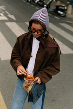 Load image into Gallery viewer, Aurora Suede Jacket (Brown)