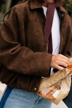 Load image into Gallery viewer, Aurora Suede Jacket (Brown)