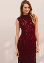 Load image into Gallery viewer, Belle Epoque Dress (Burgundy)
