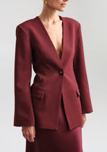 Load image into Gallery viewer, Marlon Blazer (Burgundy)