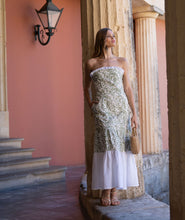 Load image into Gallery viewer, Katerina Dress (White/Green)