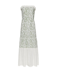Load image into Gallery viewer, Katerina Dress (White/Green)