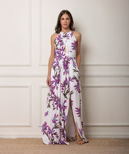Load image into Gallery viewer, Diane Dress (White/Purple)