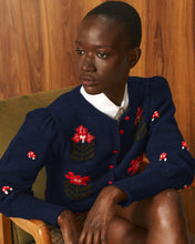 Load image into Gallery viewer, Amadora Cardigan (Navy Blue)

