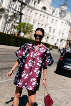 Load image into Gallery viewer, Charlotte Dress (Viola Burgundy)
