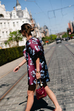 Load image into Gallery viewer, Charlotte Dress (Viola Burgundy)

