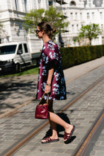 Load image into Gallery viewer, Charlotte Dress (Viola Burgundy)
