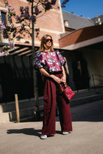 Load image into Gallery viewer, Cassie Cargo Pants (Burgundy)
