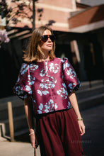 Load image into Gallery viewer, Charlotte Blouse (Viola Burgundy)
