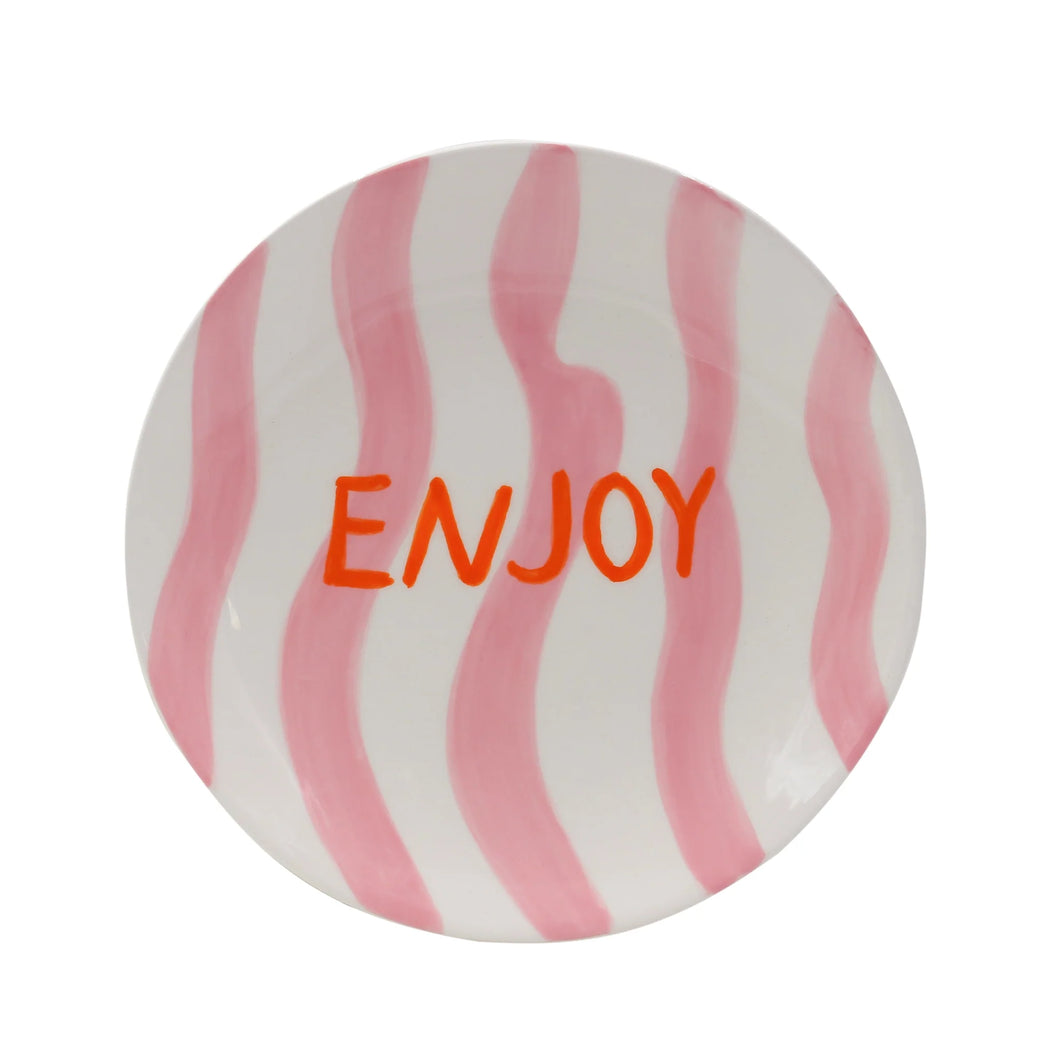 Diego Ceramic Plate (Enjoy)