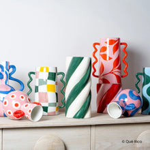 Load image into Gallery viewer, Rosalia Ceramic Vase (Dancing Dots)
