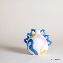 Load image into Gallery viewer, Isidora Ceramic Vase (Sunny Swirls)
