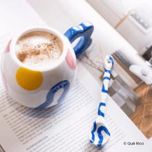 Load image into Gallery viewer, Juanita Ceramic Mug (Color Sky)
