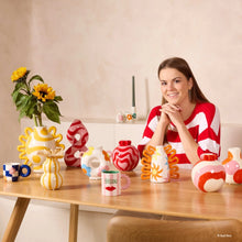 Load image into Gallery viewer, Carmela Ceramic Vase (Happy Waves)
