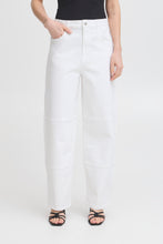 Load image into Gallery viewer, Ihziggy Barrel Jeans (White)
