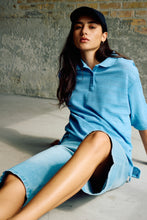 Load image into Gallery viewer, Knitty Poloshirt (Blue)
