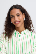 Load image into Gallery viewer, Ihkatya Shirt (Green Stripes)
