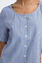 Load image into Gallery viewer, Ihjilma Shirt (White/Blue)
