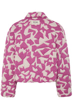 Load image into Gallery viewer, Kate Jacket (White Dark Fuchsia)
