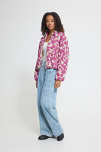 Load image into Gallery viewer, Kate Jacket (White Dark Fuchsia)
