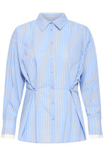 Load image into Gallery viewer, Flinna Shirt (Blue Stripes)
